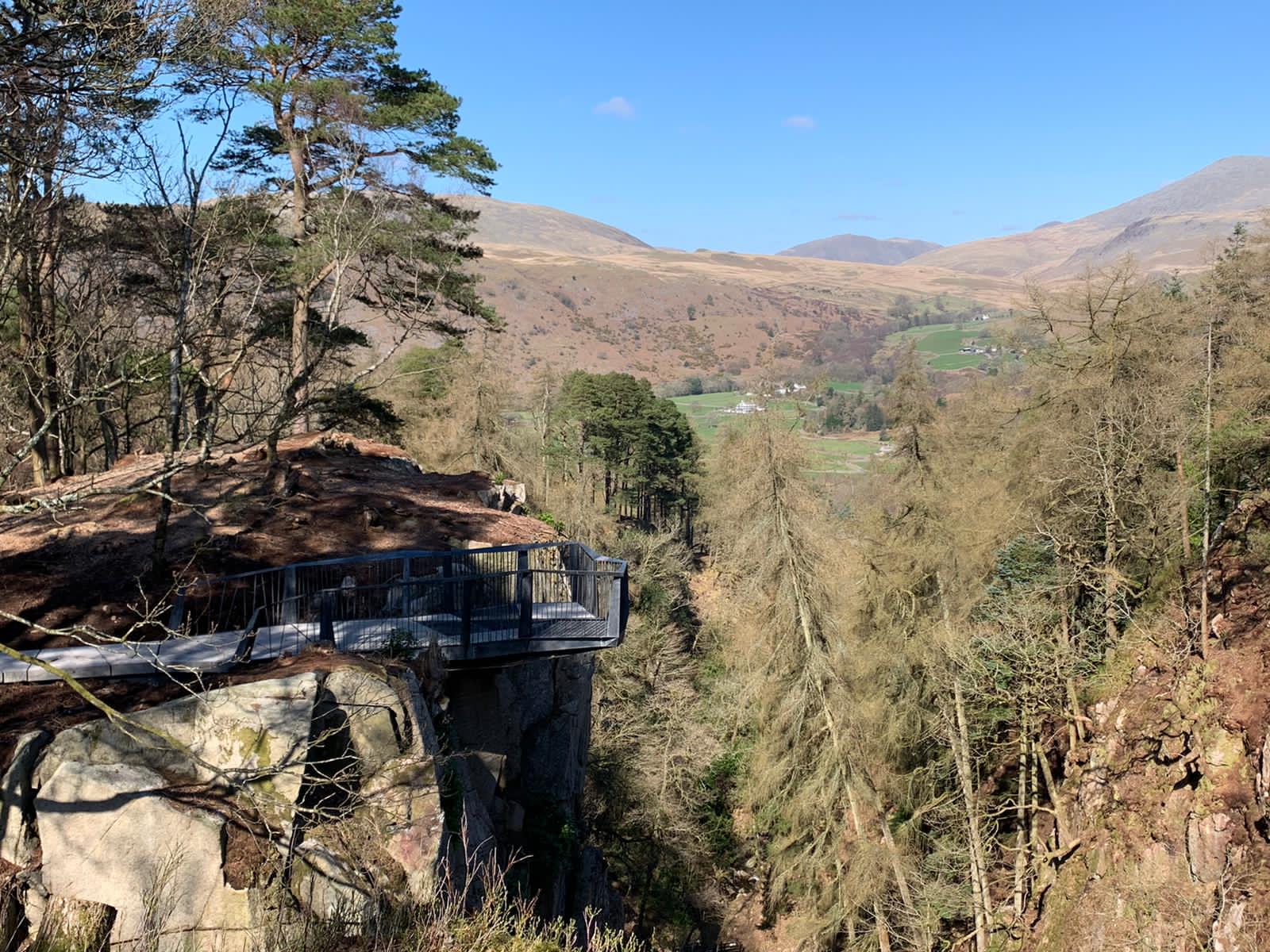 Stanley Ghyll Cantilevered Viewing Platform