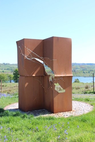 Parkhill - Castle Semple Loch showing cut out map detail