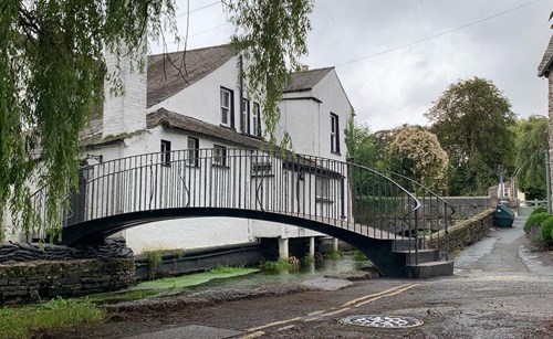 Cartmel footbridge, Cumbria