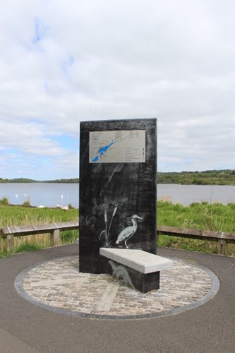 Castle Semple Trail feature bench