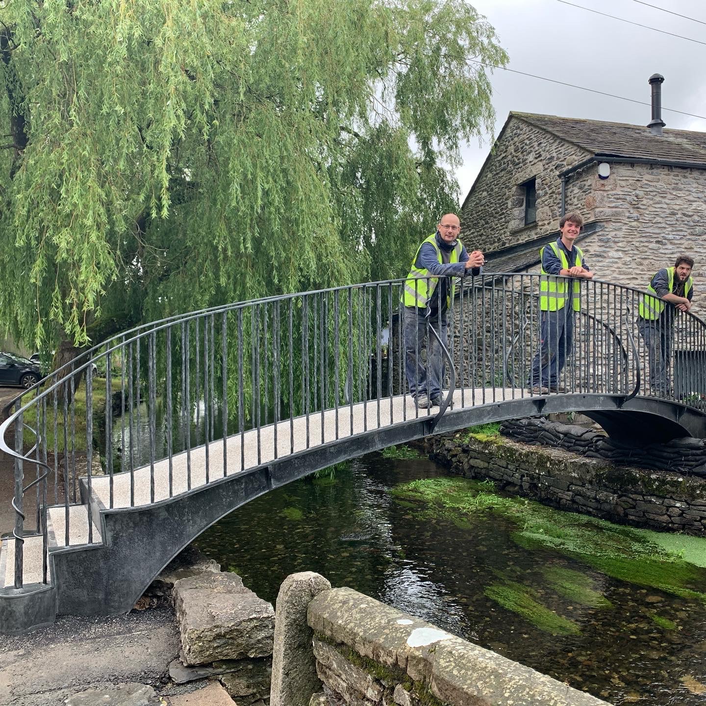 New footbridge for Cartmel Village