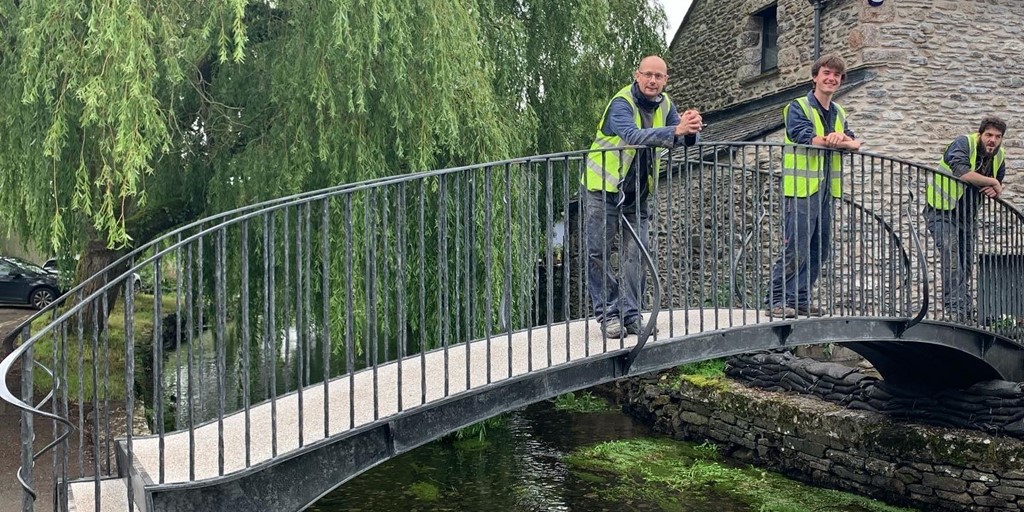 New footbridge for Cartmel Village